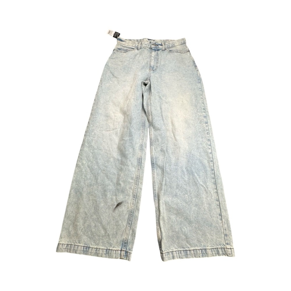 Original Use Jeans Mens 34x32 Light Blue Ultra Baggy Acid Wash Wide Leg Denim